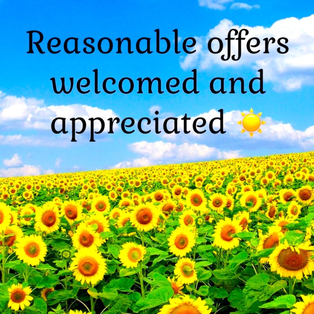 I’m open to Reasonable offers and Bundle offers